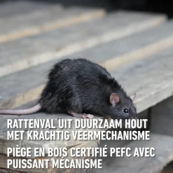 Compo Radikal Mechanische Val - Tegen Ratten - 1 stuk