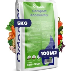 Organifer Compostversneller Voor Hoogwaardige Compost In Minder Tijd - 5 Kg / 25-100 M² Of 5 M³ -