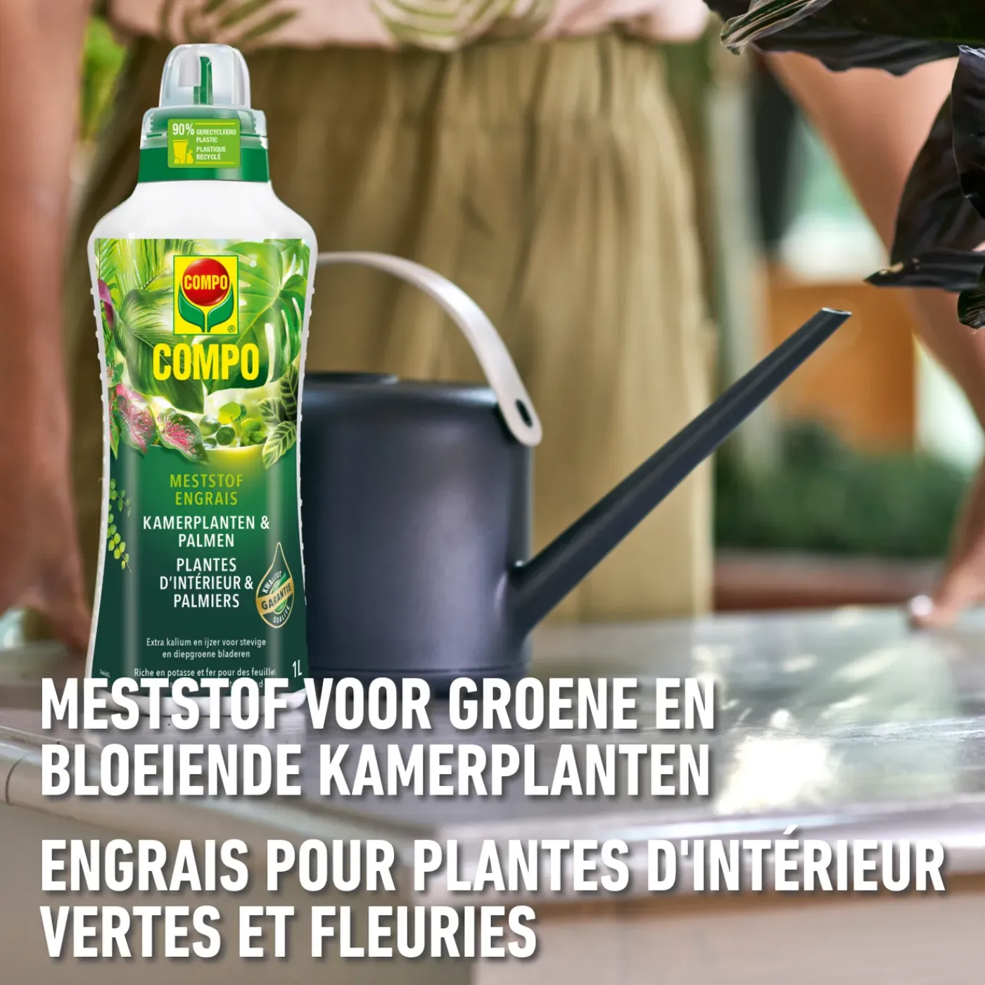 Compo vloeibare meststof kamerplanten & palmen 1L
