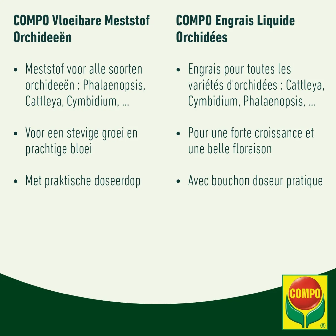 Compo vloeibare meststof orchideeën 500ml