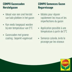 Compo zaad voor gazonherstel 50m² 1kg
