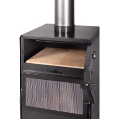 Cookking Tuinhaard Vento Met Oven - Terrashaard - Handgemaakt In Europa - 50x50x150 Cm