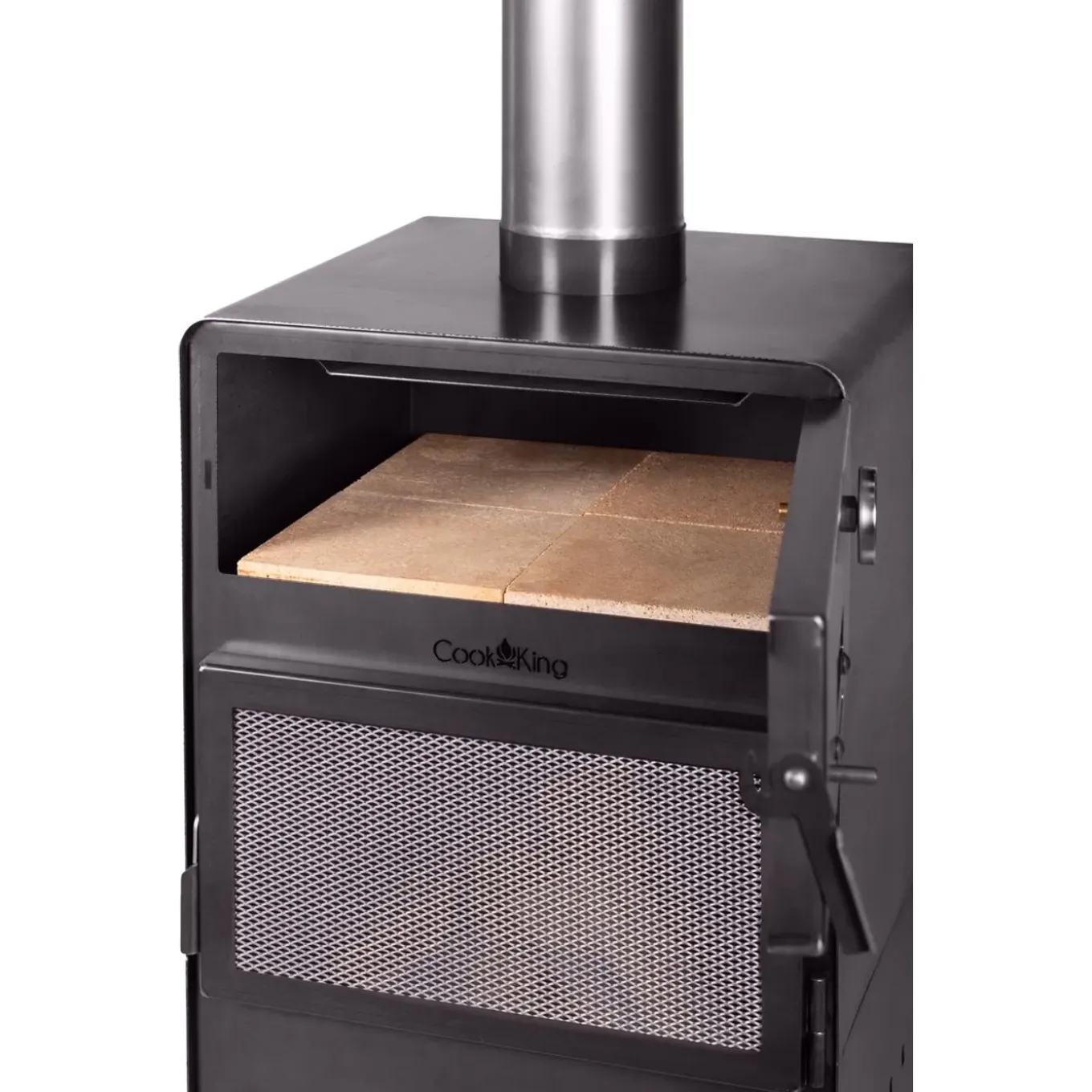 Cookking Tuinhaard Vento Met Oven - Terrashaard - Handgemaakt In Europa - 50x50x150 Cm