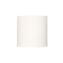 Corep Lampenkap - Stof - Wit - D25cm - H17cm - E27