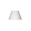 Corep Lampenkap - Stof - Wit - D22cm - H14cm - E14