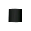 Corep Lampenkap - Stof - Zwart - D20cm - H15cm - E27