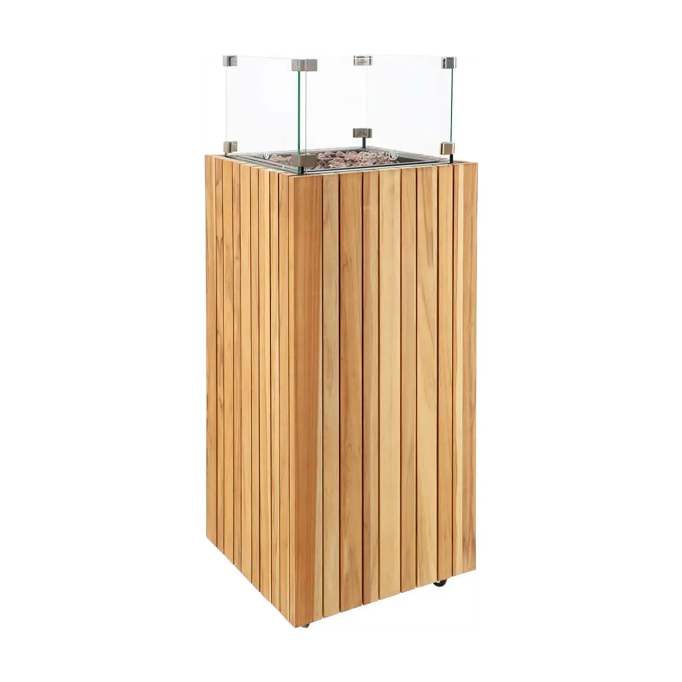 Cosi Fires Cosipillar Sfeerhaard Square - Teak