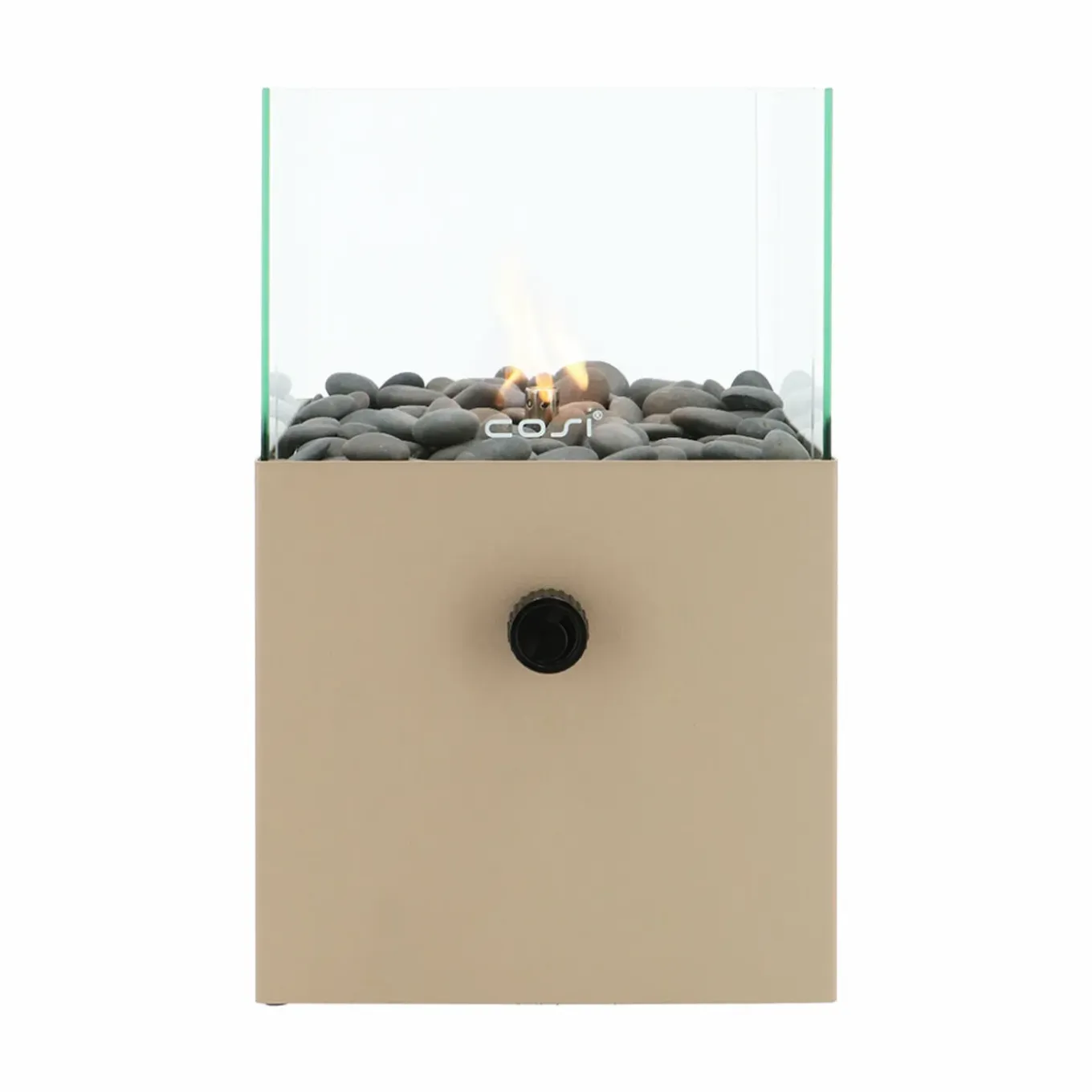 Cosi Firessfeerhaardje Cosiscoop Square - Sandy Beige - 20x20x32,5 Cm