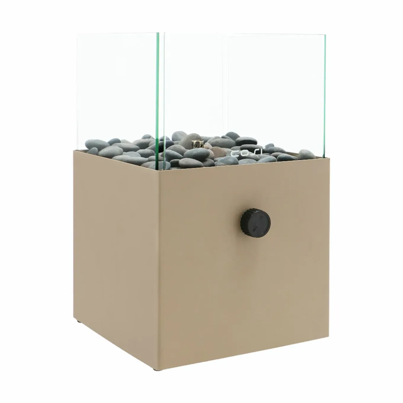 Cosi Firessfeerhaardje Cosiscoop Square - Sandy Beige - 20x20x32,5 Cm
