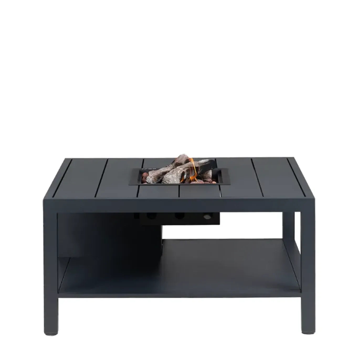 Cosiflow square gas vuurtafel - anthracite - 100 x 100 x 50 cm
