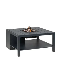 Cosiflow square gas vuurtafel - anthracite - 100 x 100 x 50 cm