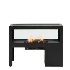 Cosi vista 120 anthracite - vuurtafel - inclusief extra achterwand - 120 cm