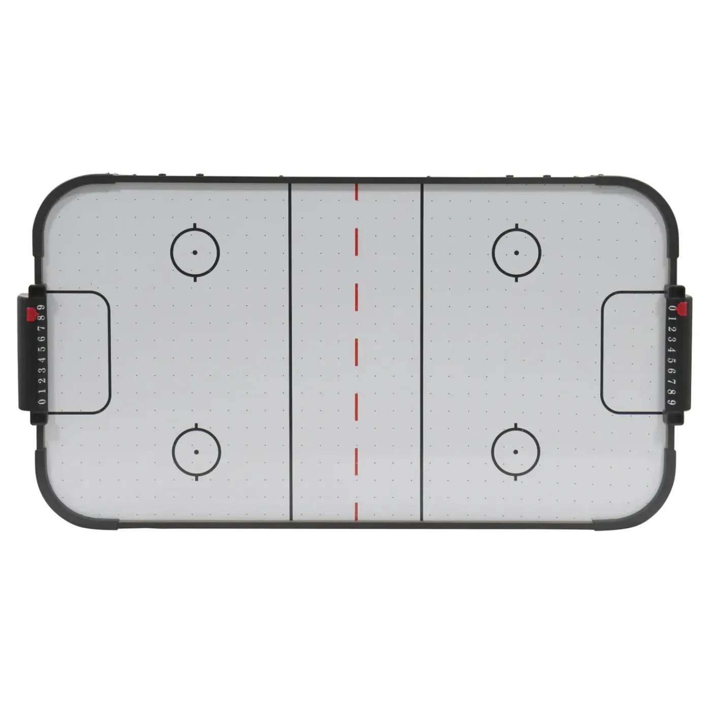 Cougar Mini Airhockeytafel - Accessoires Incl - 3 Ft - Eiken/grijs