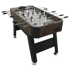 Cougar Striker Voetbaltafel - Accessoires Incl - Donkerbruin/zwart