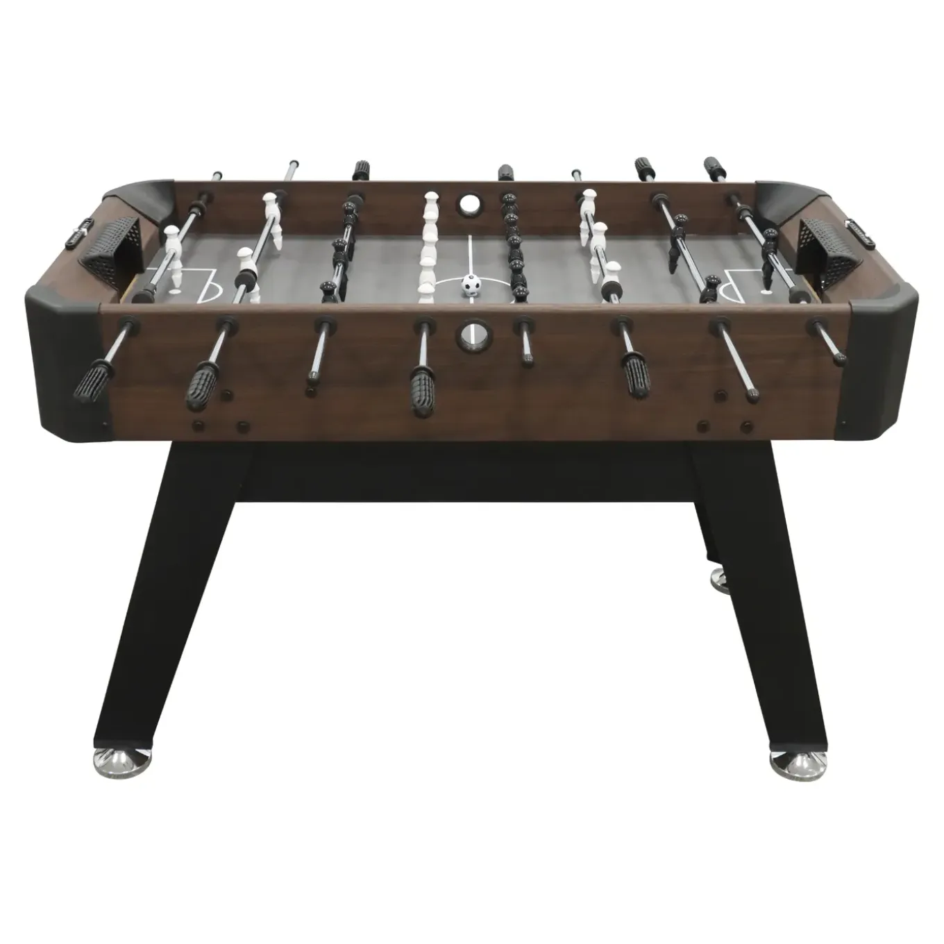 Cougar Striker Voetbaltafel - Accessoires Incl - Donkerbruin/zwart