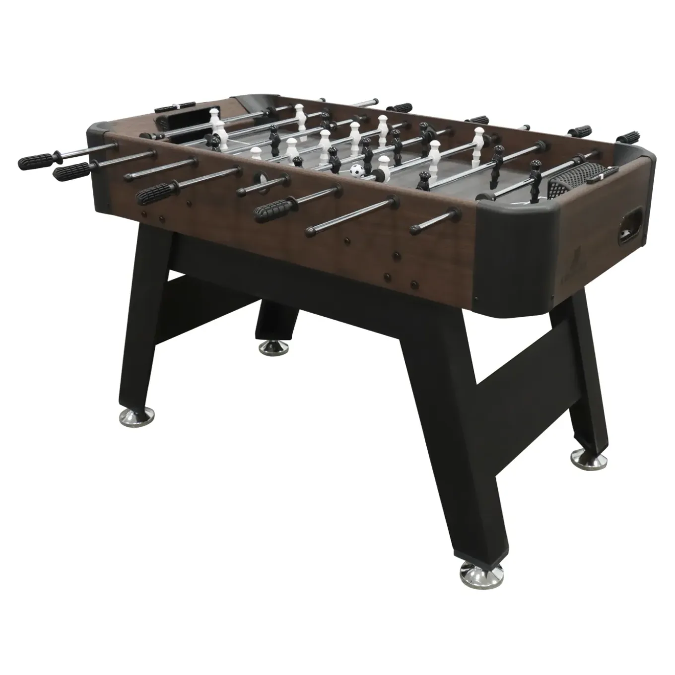 Cougar Striker Voetbaltafel - Accessoires Incl - Donkerbruin/zwart