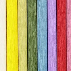 Creativ company Crêpepapier Standaard Kleuren, 8 Vellen