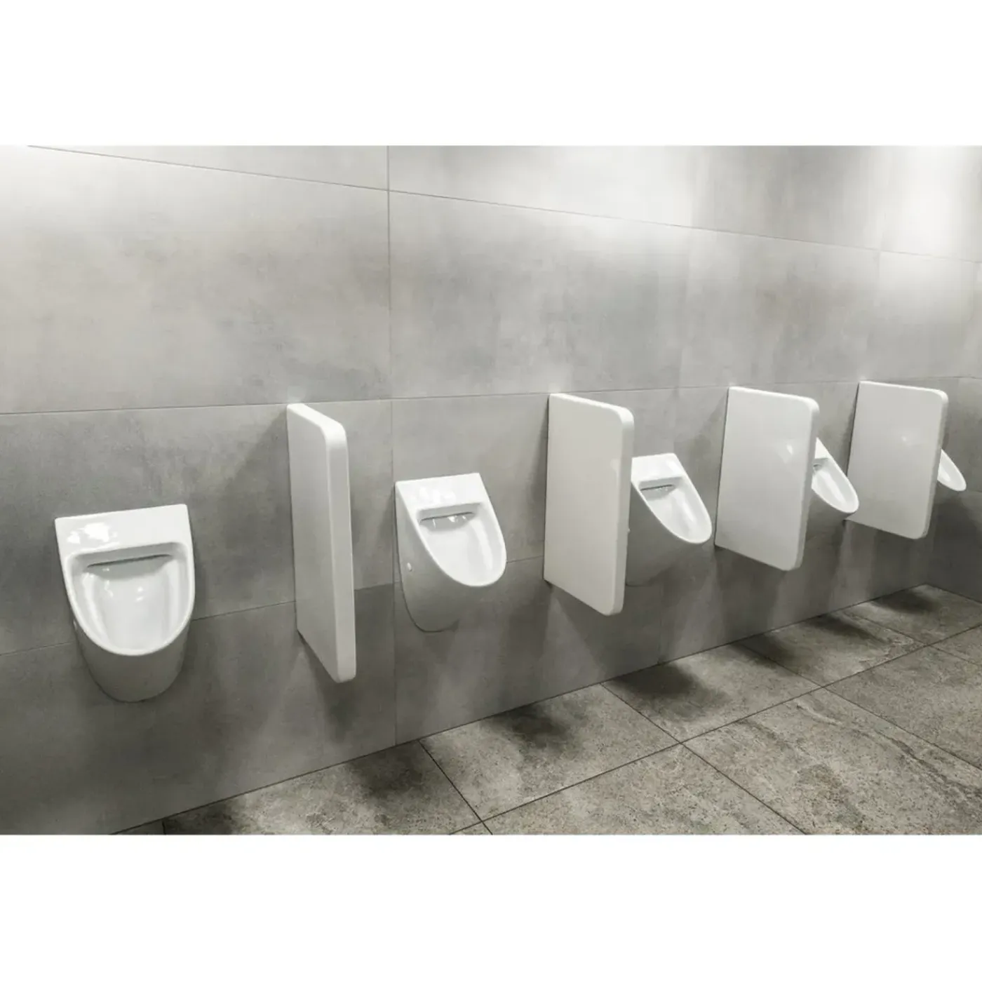 Creavit Urinoir Scheidingswand - 1200x400x60 Mm - Keramiek - Wit