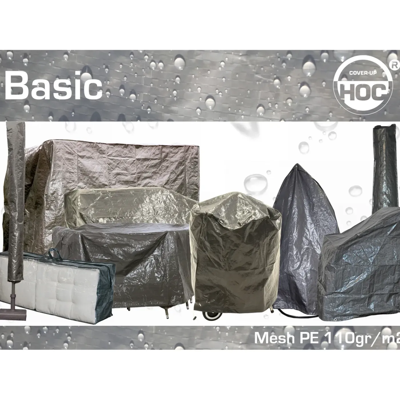CUHOC Basic Opbergtas Tuinkussens - 125x32x50 Cm - Tuinkussentas 6 Kussens