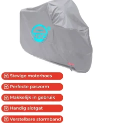 CUHOC Diamond Motorhoes - Geschikt Voor Piaggio Beverly - Waterdichte, Ademende Hoes
