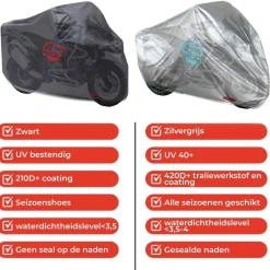 CUHOC Diamond Motorhoes - Geschikt Voor De Bmw R Serie (1100-1250) - Motorhoes Waterdicht