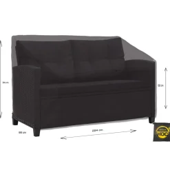 CUHOC Golden Label Beschermhoes Tuinbank - Tuinbank Hoes - 224x84x66 Cm - Bank Hoes