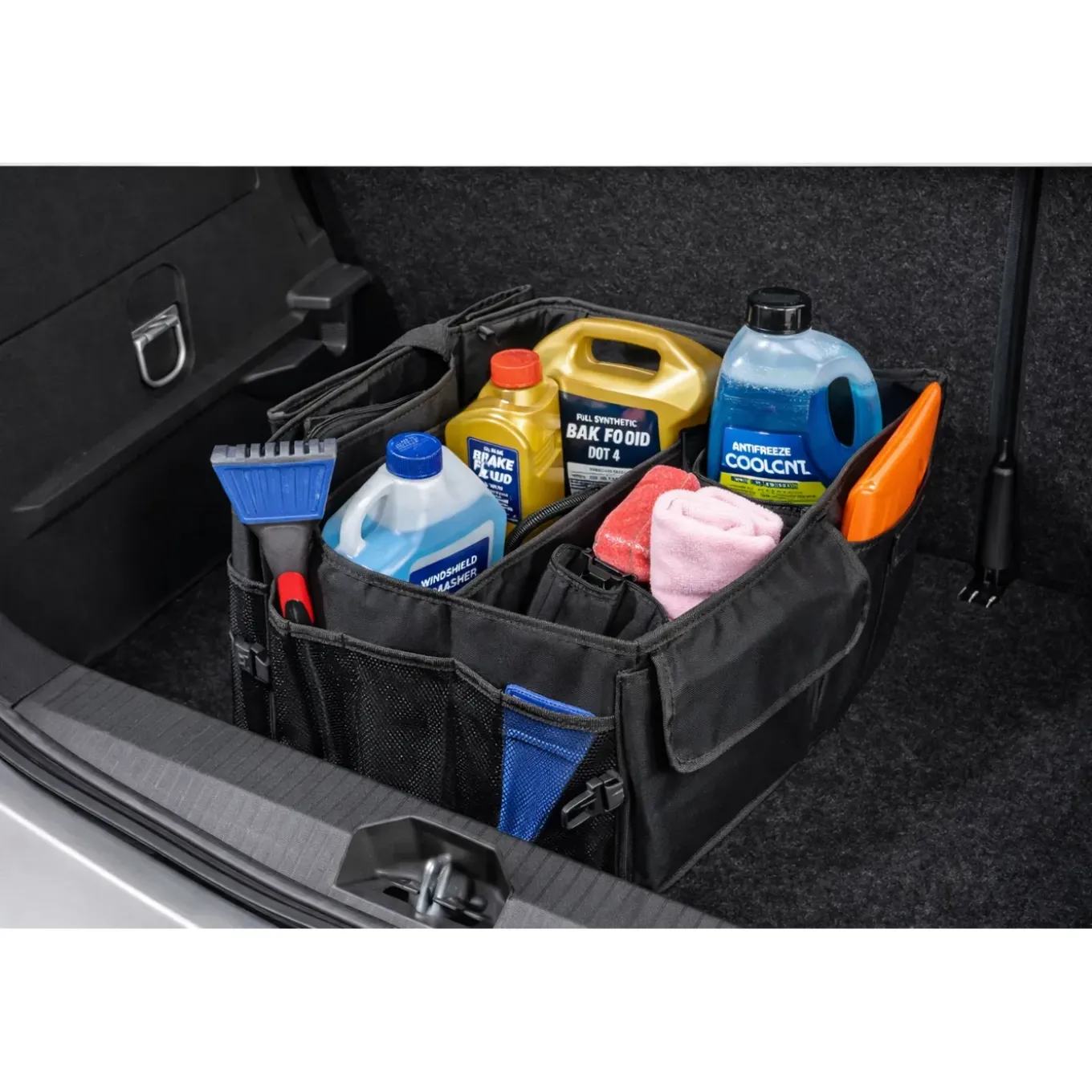 Cuhoc Kofferbak Organizer Auto Zwart – Kofferbak Tas 56x39x26,5 Cm – Oxford 600d