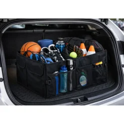 Cuhoc Kofferbak Organizer Auto Zwart – Kofferbak Tas 56x39x26,5 Cm – Oxford 600d