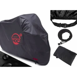 CUHOC Motorhoes Geschikt Voor Yamaha Tracer 900 - 210d Oxford Waterdicht Zwarte Hoes