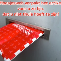 CUHOC Parasolhoes Dubbele Parasol 250x55x60 Cm Zwarte Hoes - Redlabel