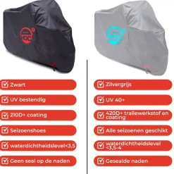 CUHOC Redlabel Motorhoes - Geschikt Voor Piaggio Gts 250 - Ademend, Waterafstotend