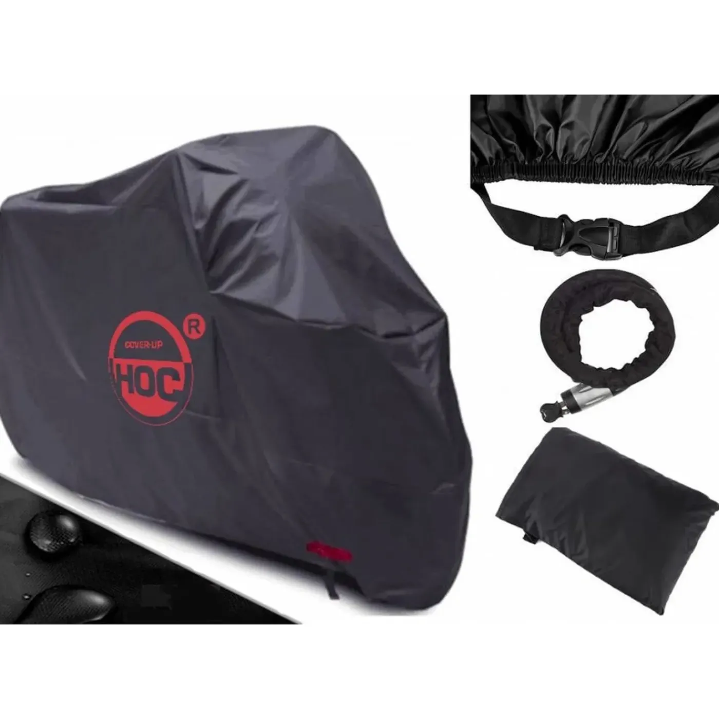 CUHOC Redlabel Motorhoes - 295x110x140 Cm - Waterdicht, Ademend En Stofvrij