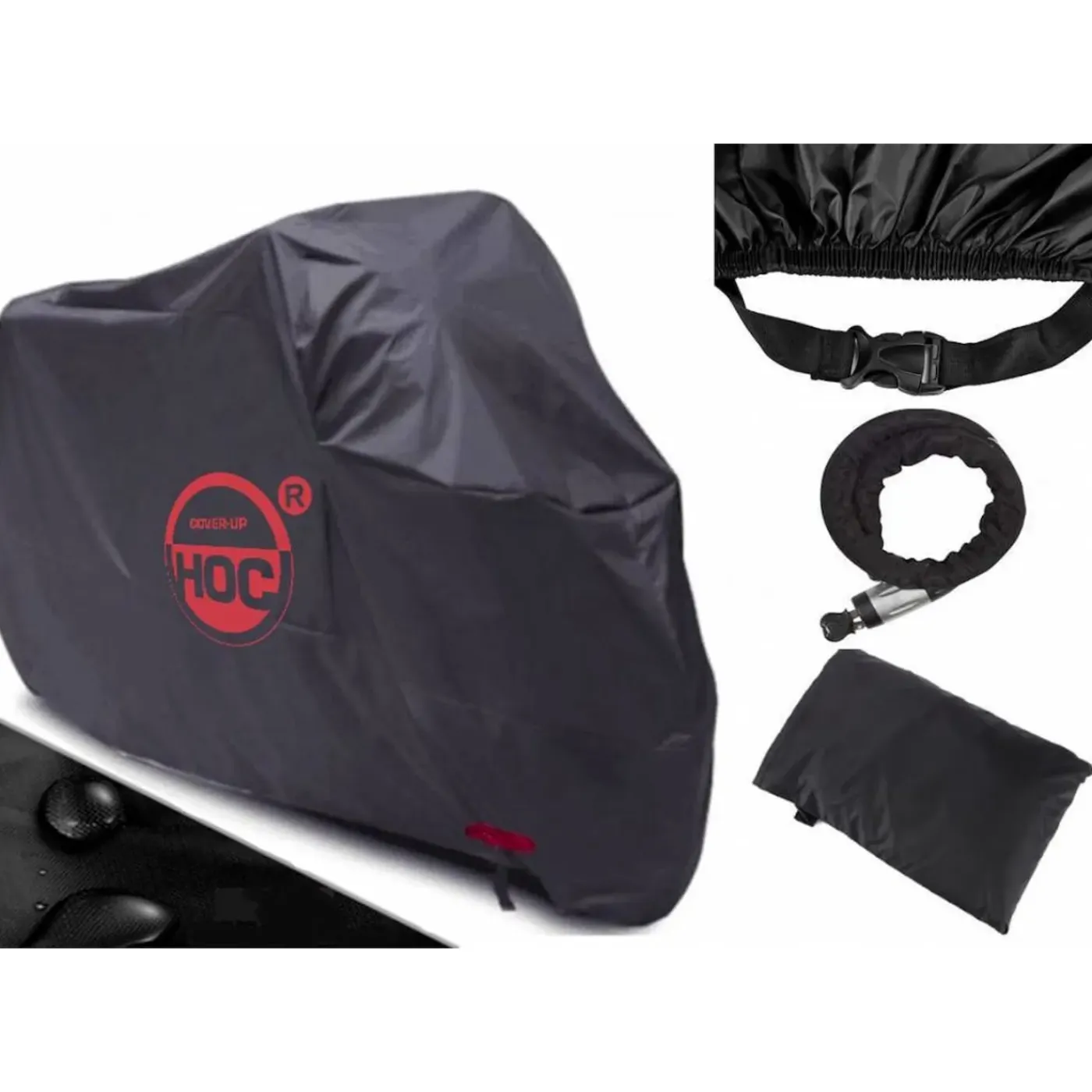 CUHOC Redlabel Motorhoes - 295x110x140 Cm - Waterdicht, Ademend En Stofvrij