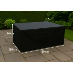 CUHOC Redlabel Tuinset Hoes - 120x120x74 - Zwart Loungeset - Hoes Tuinmeubelen