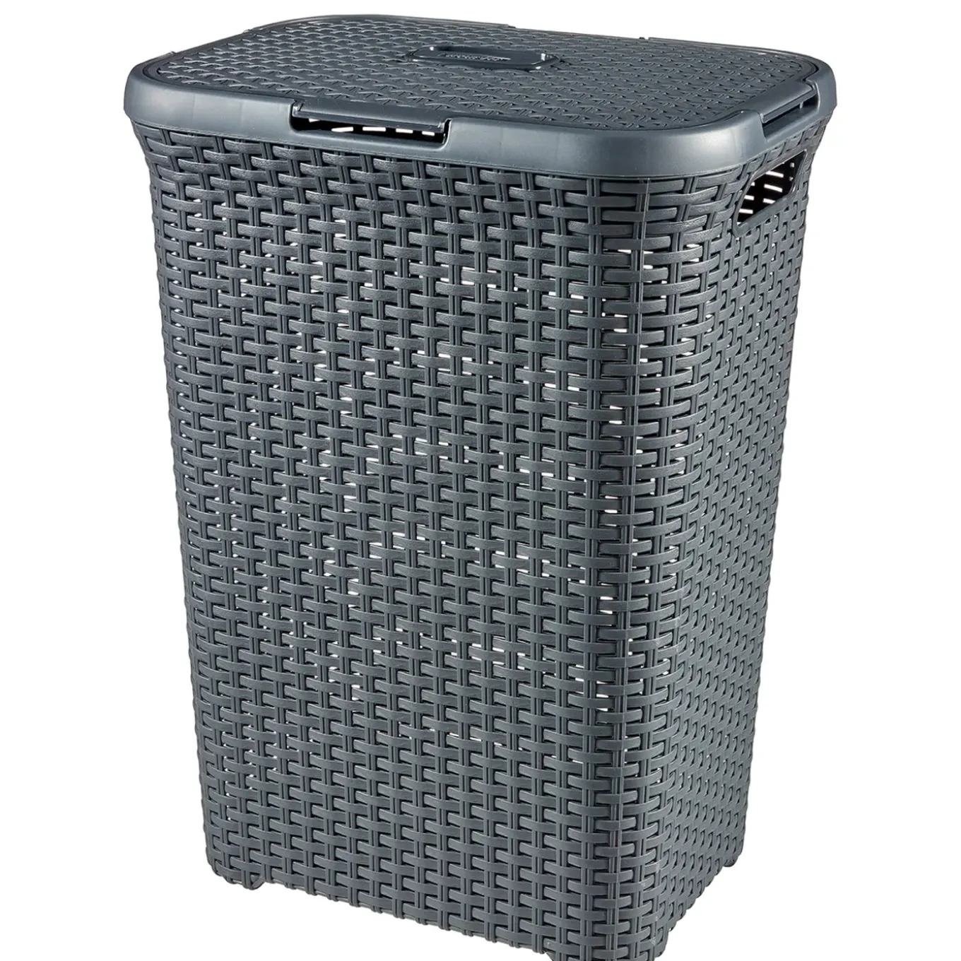 Curver Style Wasmand met Deksel 60L + Wasmand 45L - Antraciet