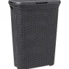 Curver Style Wasmand Met Deksel - 40l - Antraciet