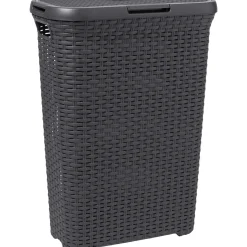 Curver Style Wasmand Met Deksel - 40l - Antraciet