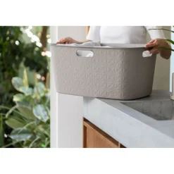 Curver wasmand Softex 45L taupe