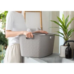 Curver wasmand Softex 45L taupe