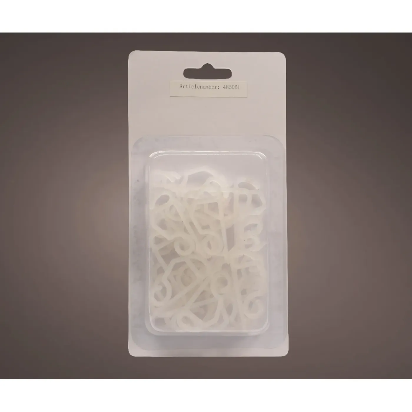 Lumineo Dakgoothaakjes 5,5 X 2,2cm Wit Voor Lichtstring – Set Van 24 Stuks