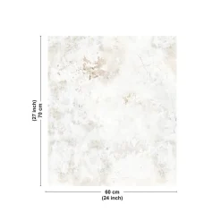 99deco - Aluminium Afzuigkapachterwand - Beige Verouderd Beton-effect - 70x60 Cm