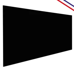 99Déco 99deco - Aluminium Afzuigkapachterwand - Essential Zwart - 70x60 Cm