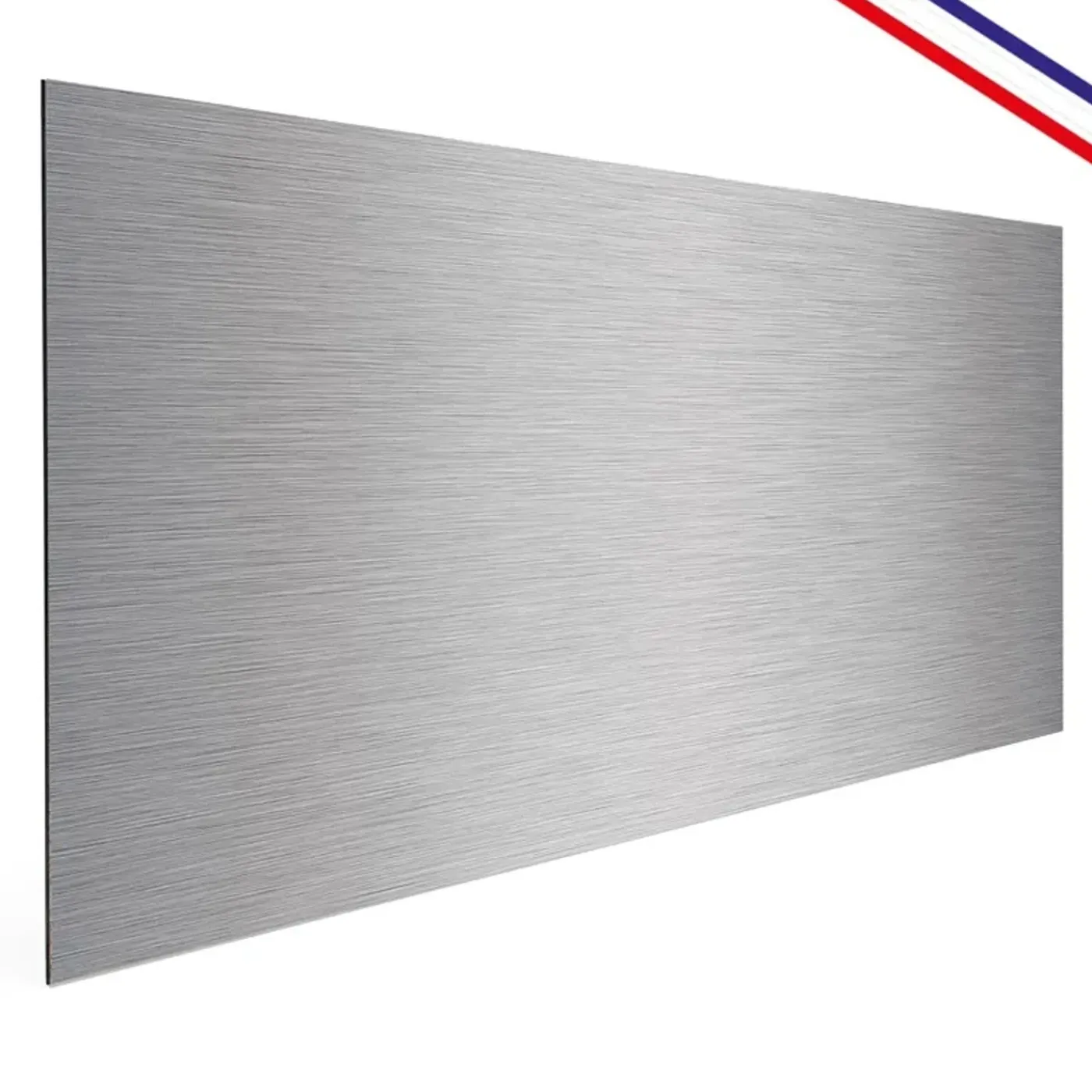 99Déco 99deco - Aluminium Keukenachterwand - Grijs Industrieel Effect - 200x20 Cm