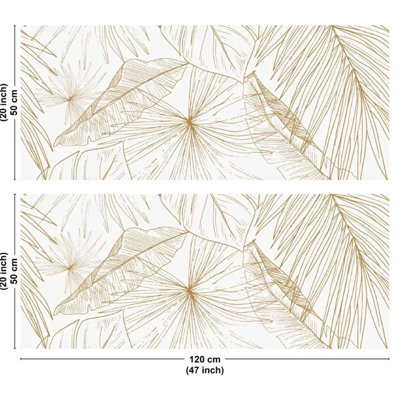 99Déco 99deco - Aluminium Keukenachterwand - Bloemenmotief Karamel - 240x50 Cm