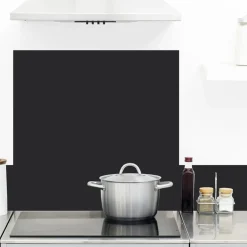 99deco - Keukenachterwand Van Aluminium - Grijs Leisteen-effect Ral7016 - 200x20 Cm