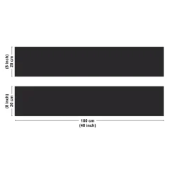 99deco - Keukenachterwand Van Aluminium - Grijs Leisteen-effect Ral7016 - 200x20 Cm