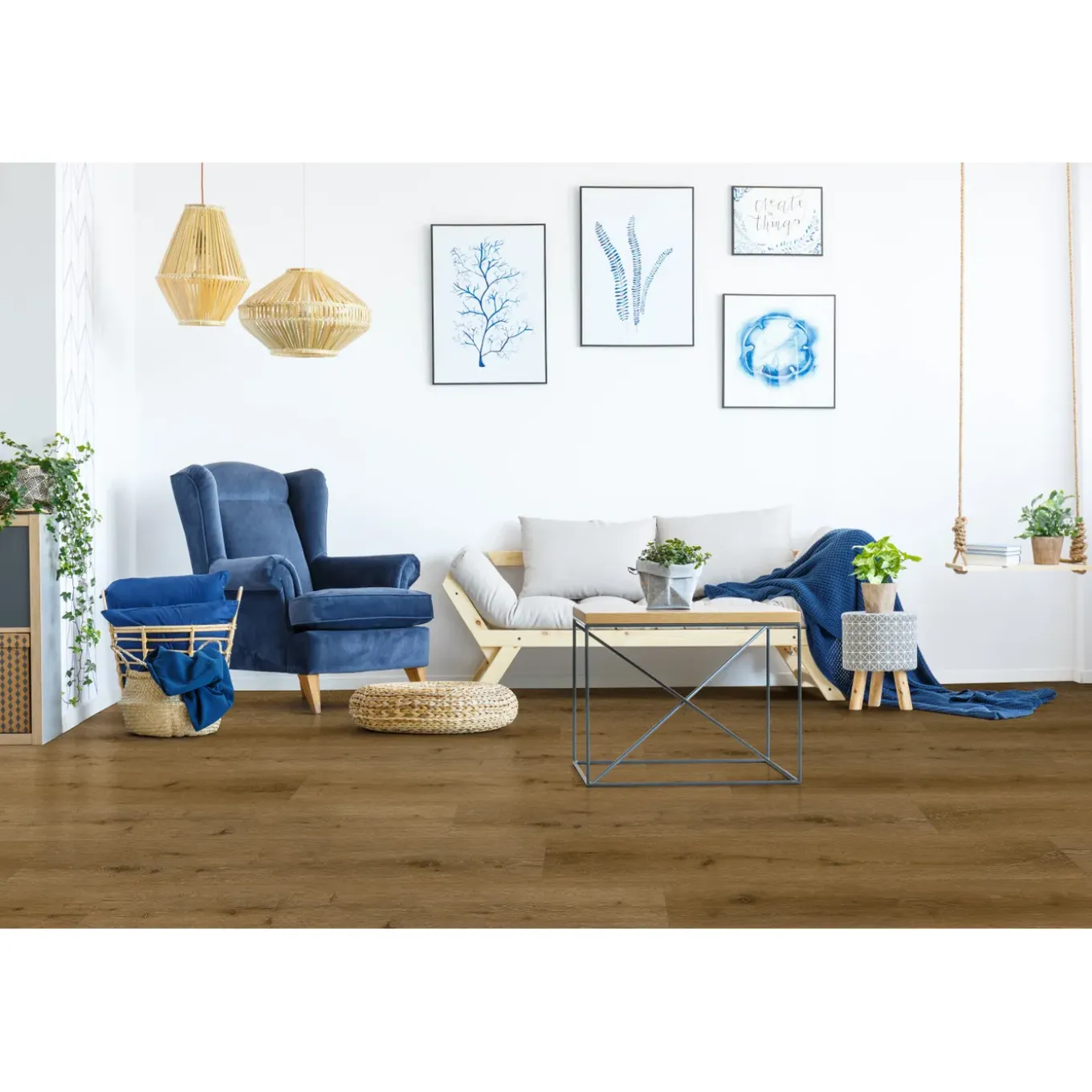 Decomode PVC Vloer Dynamic Bourbon Oak - Micro V-groef - 4mm - 2,196m²