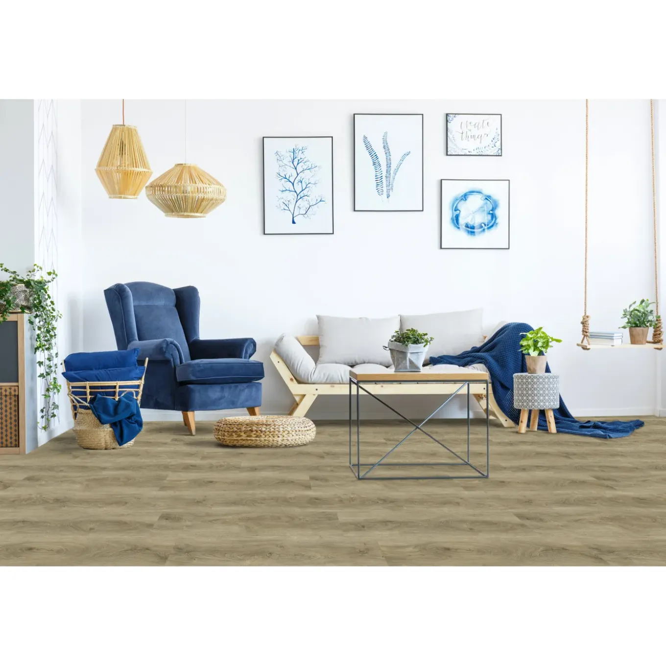 Decomode PVC Vloer Sense Spring Oak - 4-zijdige Micro V-groef - 2,196m²