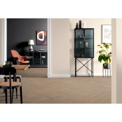 DecoMode – Praxis Eigen Merk Decomode Visgraat Laminaat Nashville - Natural - 4-zijdige V-groef - 8mm - 1,976m²