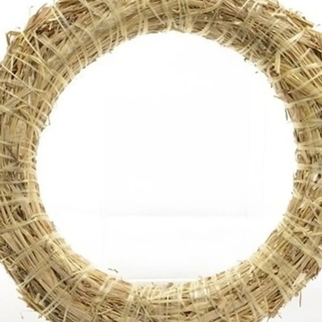 Decoratie Krans Van Stro - 50 X 8 Cm - Diy Kransen Maken